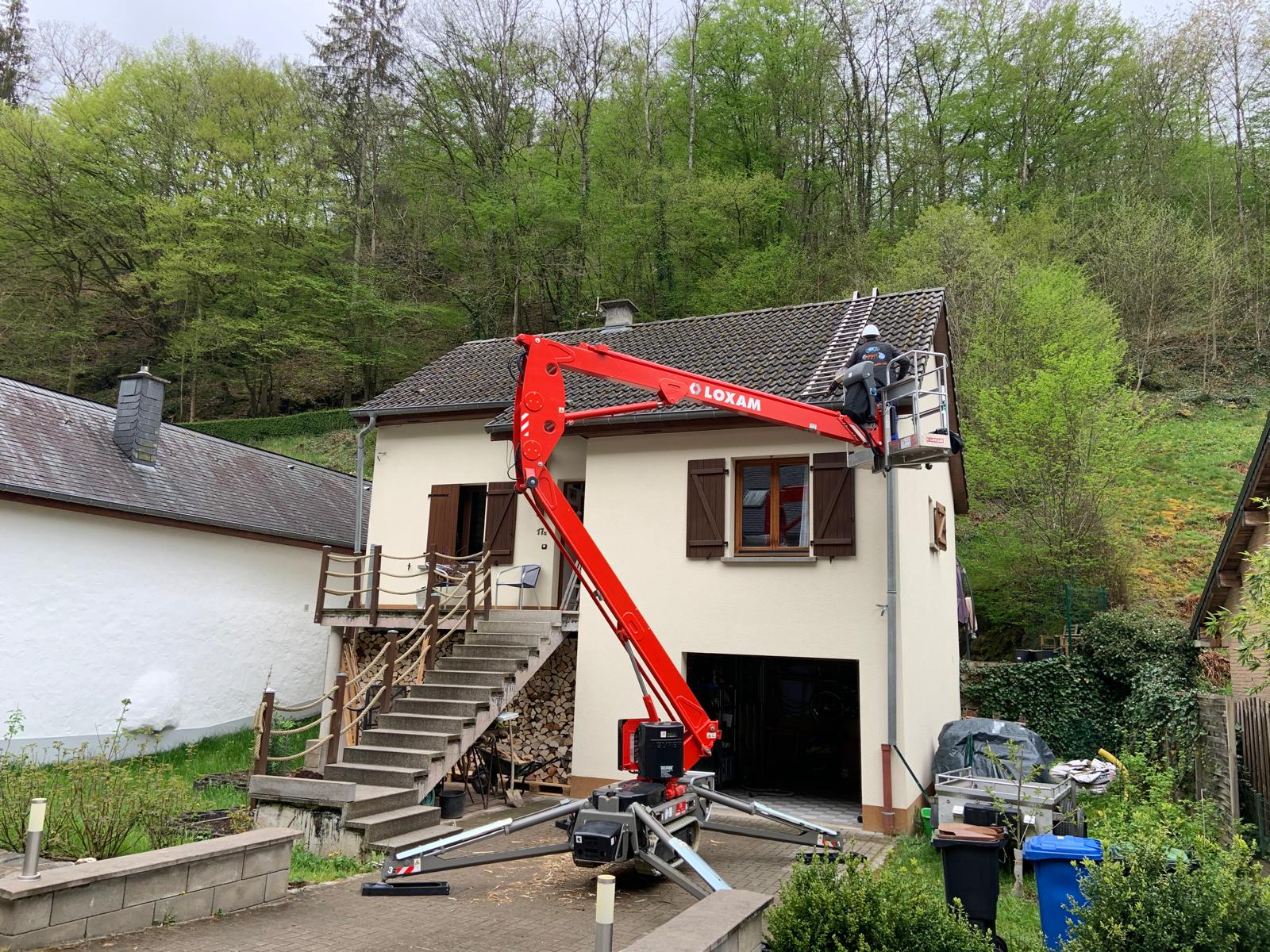 Fuite de toiture à Dudelange